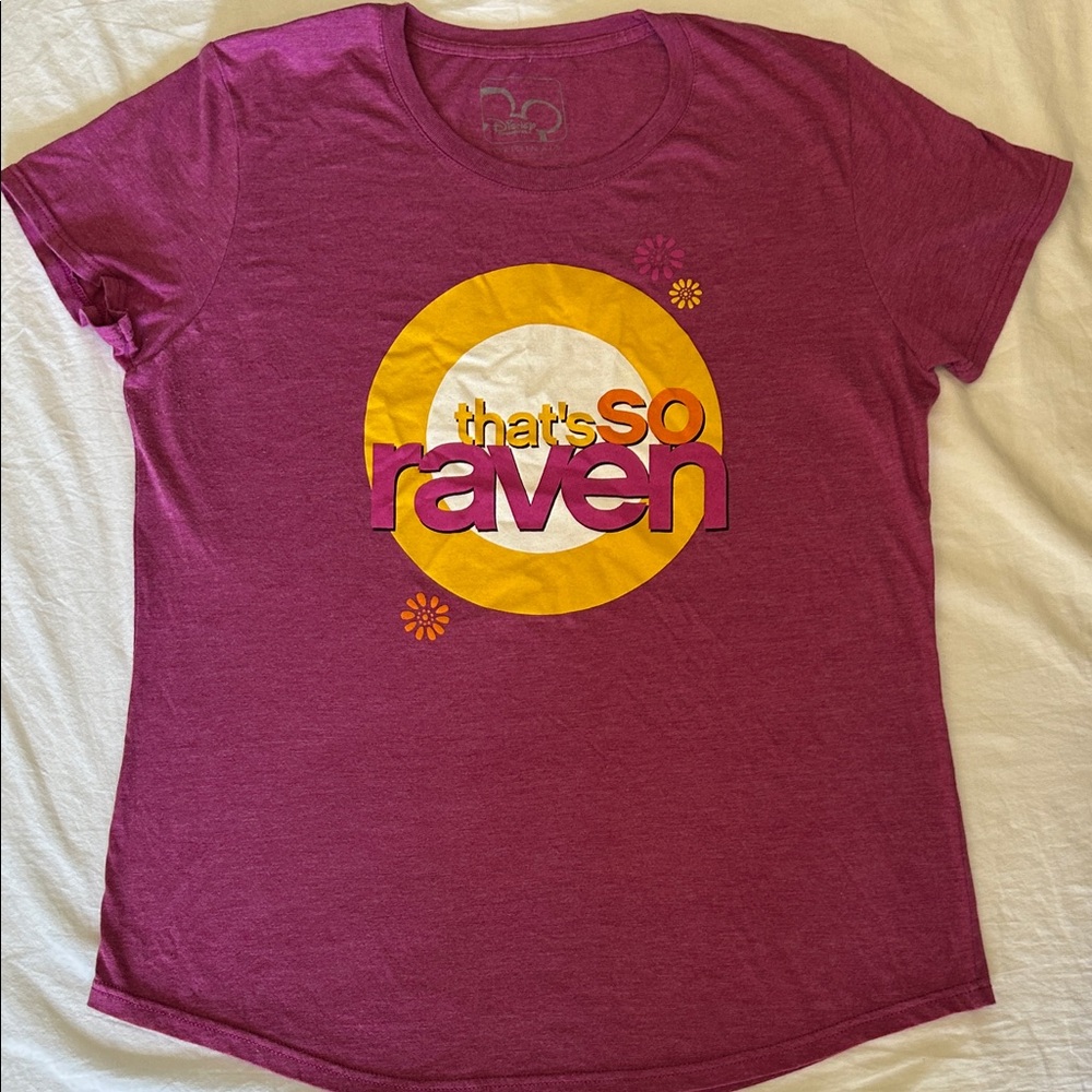 Disney Women's Magenta 'That's So Raven' Tee